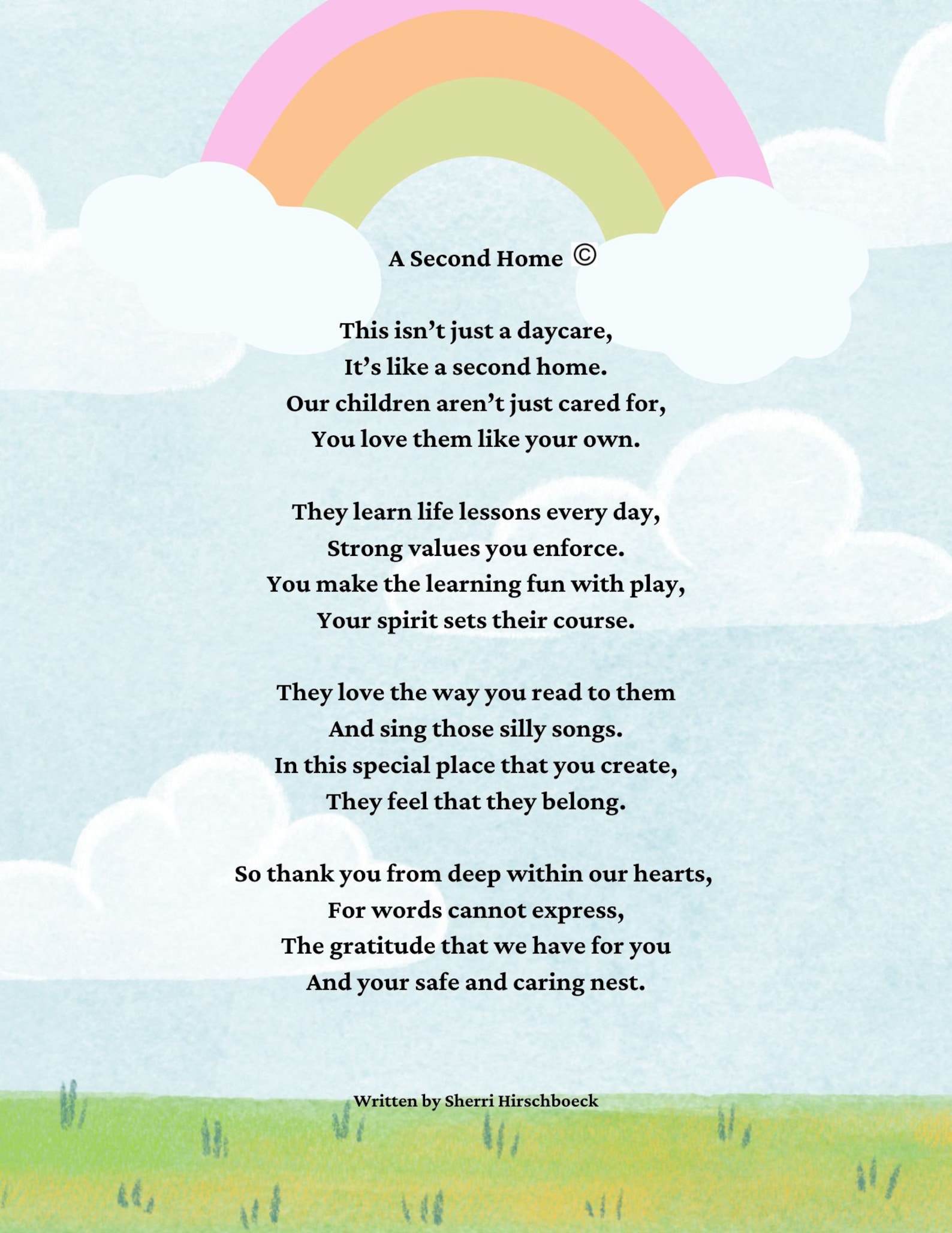 a-second-home-poem-for-daycare-providers-poetry-printable-etsy