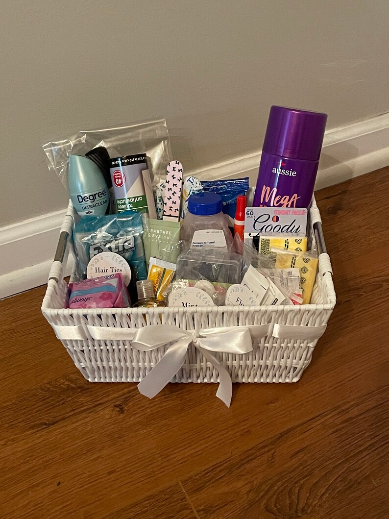 Bathroom Bundle Wedding Bathroom Basket Toiletries Basket - Etsy