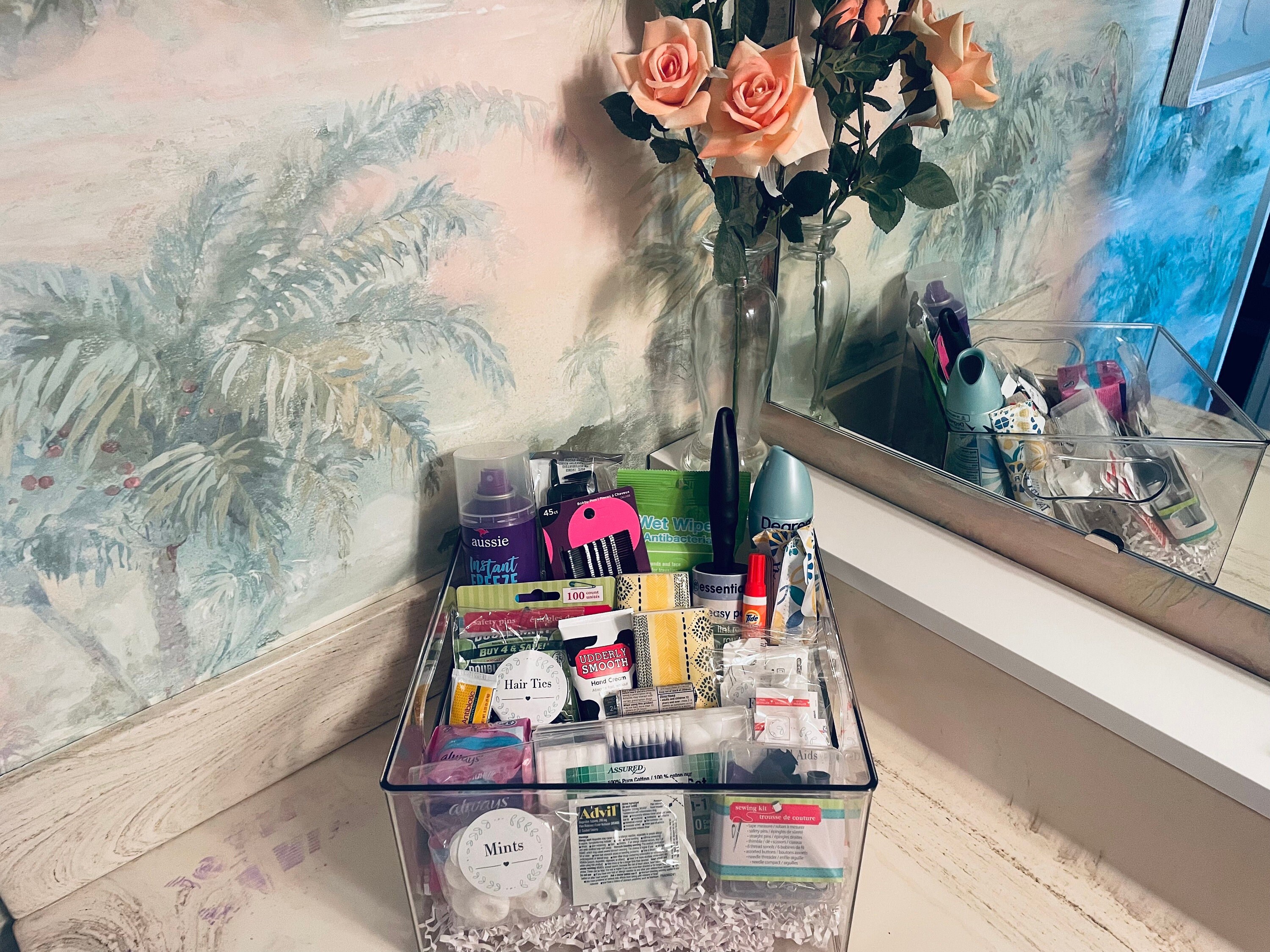 Wedding Bathroom Amenities Basket  Wedding Restroom Toiletry Kit –  Recovery Kits