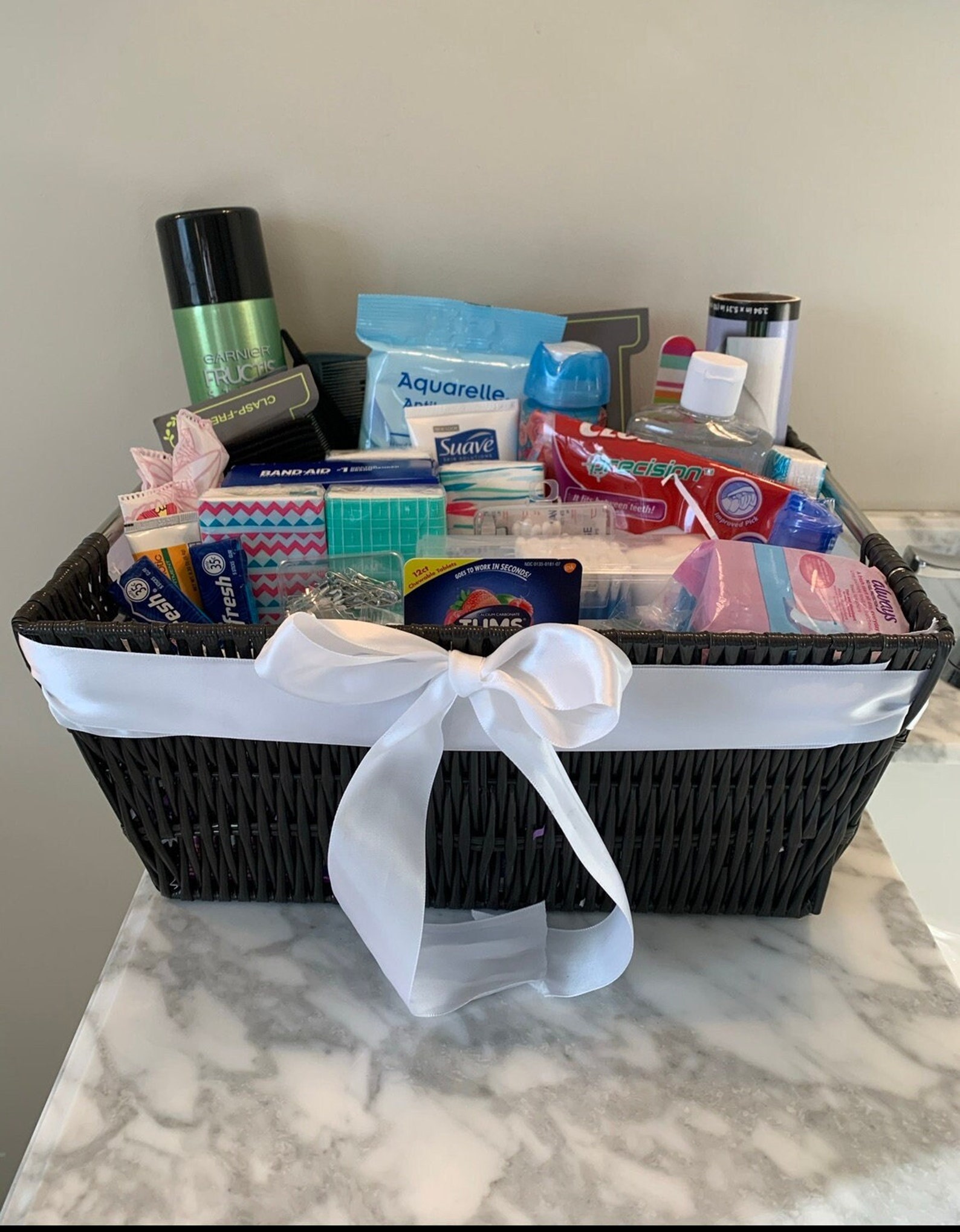 Bathroom Bundle Wedding Bathroom Basket Toiletries Basket - Etsy