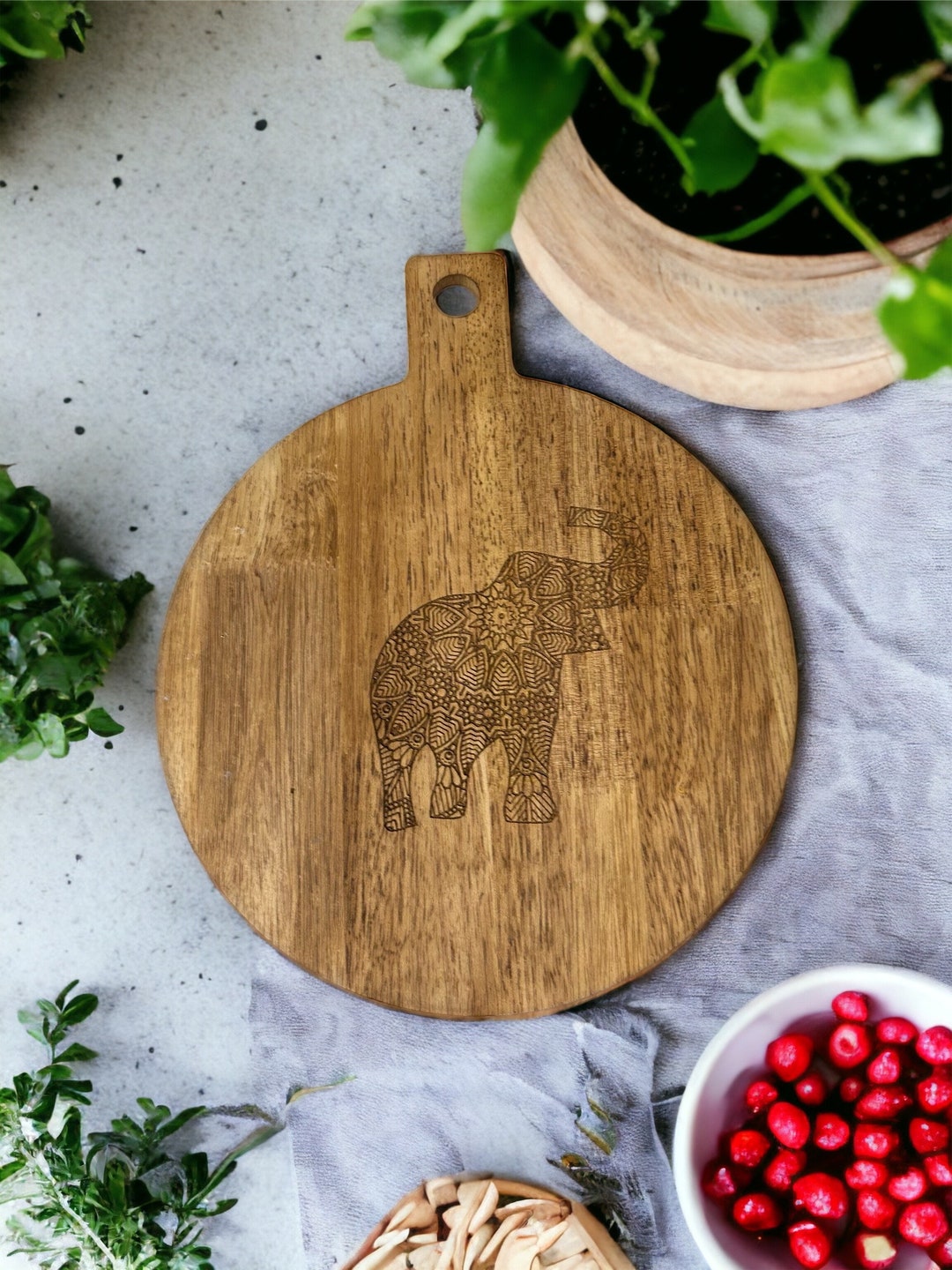 Ready to Ship Elephant Charcuterie Board Elephant Platter Etsy