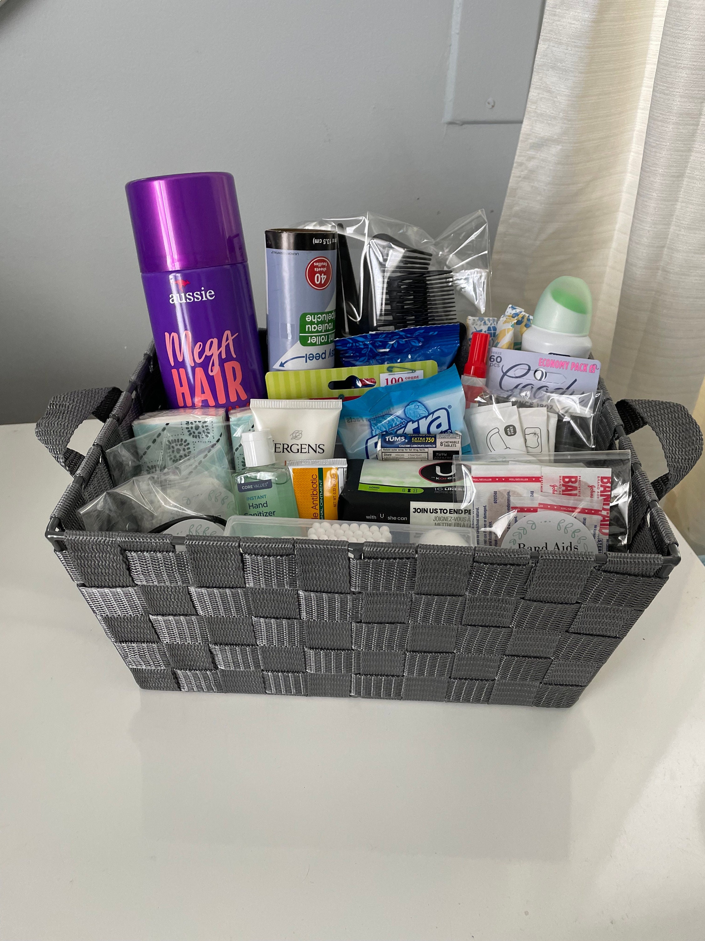 Wedding Bathroom Amenities Basket | Wedding Restroom Toiletry Kit