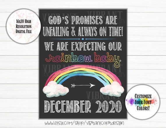 Due Date. After every storm Neutral Pregnancy Announcement Custom Pregnancy Announcement Rainbow Baby Digital Pregnancy Announcement