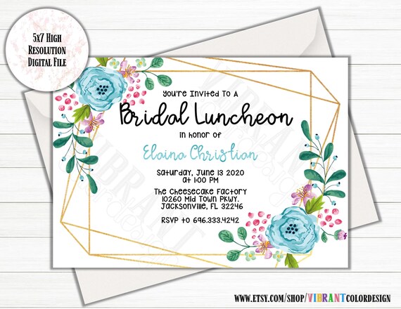 baby shower luncheon invitations