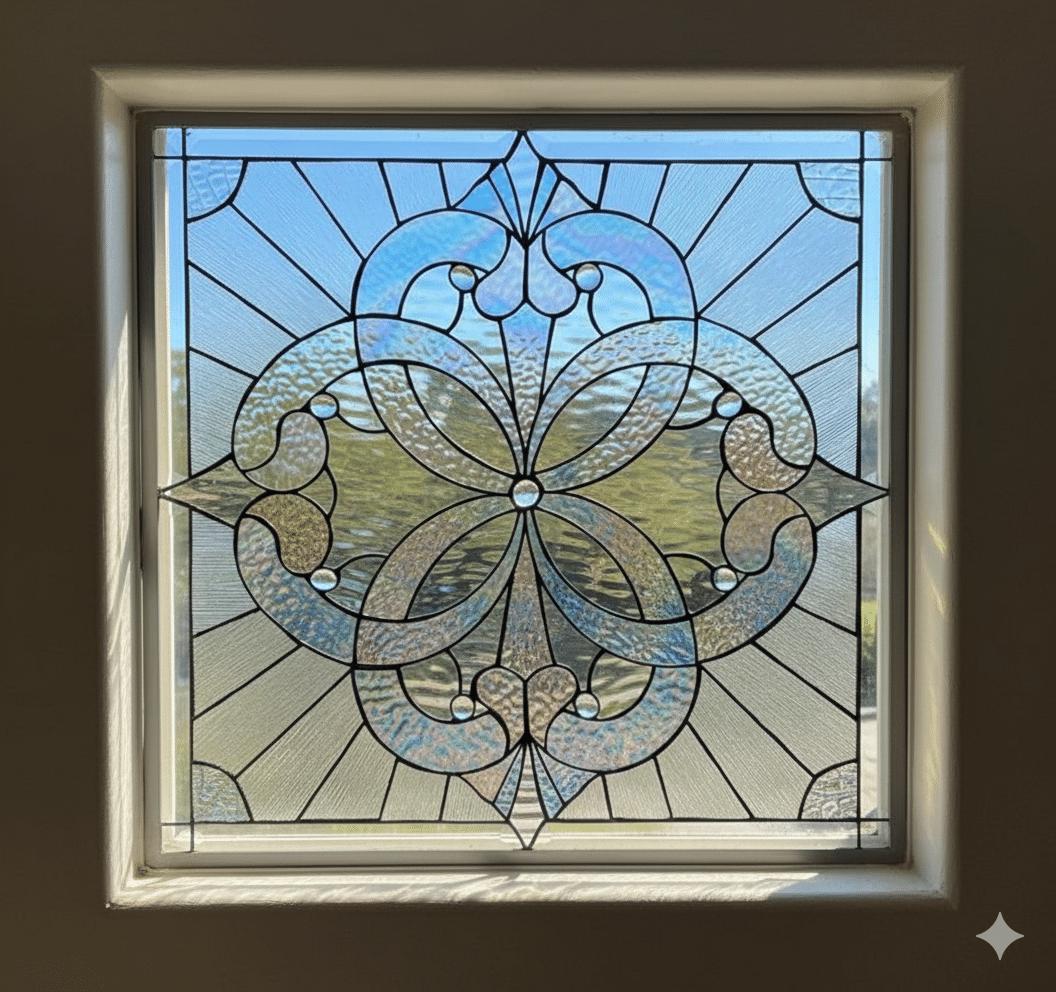 Stunning Leaded Stained Glass Window Panel Hangings - Windsor