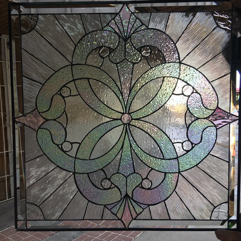 Stunning Leaded Stained Glass Window Panel Hangings Windsor Etsy