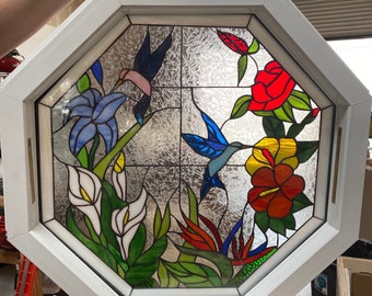 Custom stained glass window inserts deals