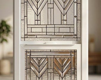 Custom Craftsman Stained Glass | Mission Slider Window | Insulated