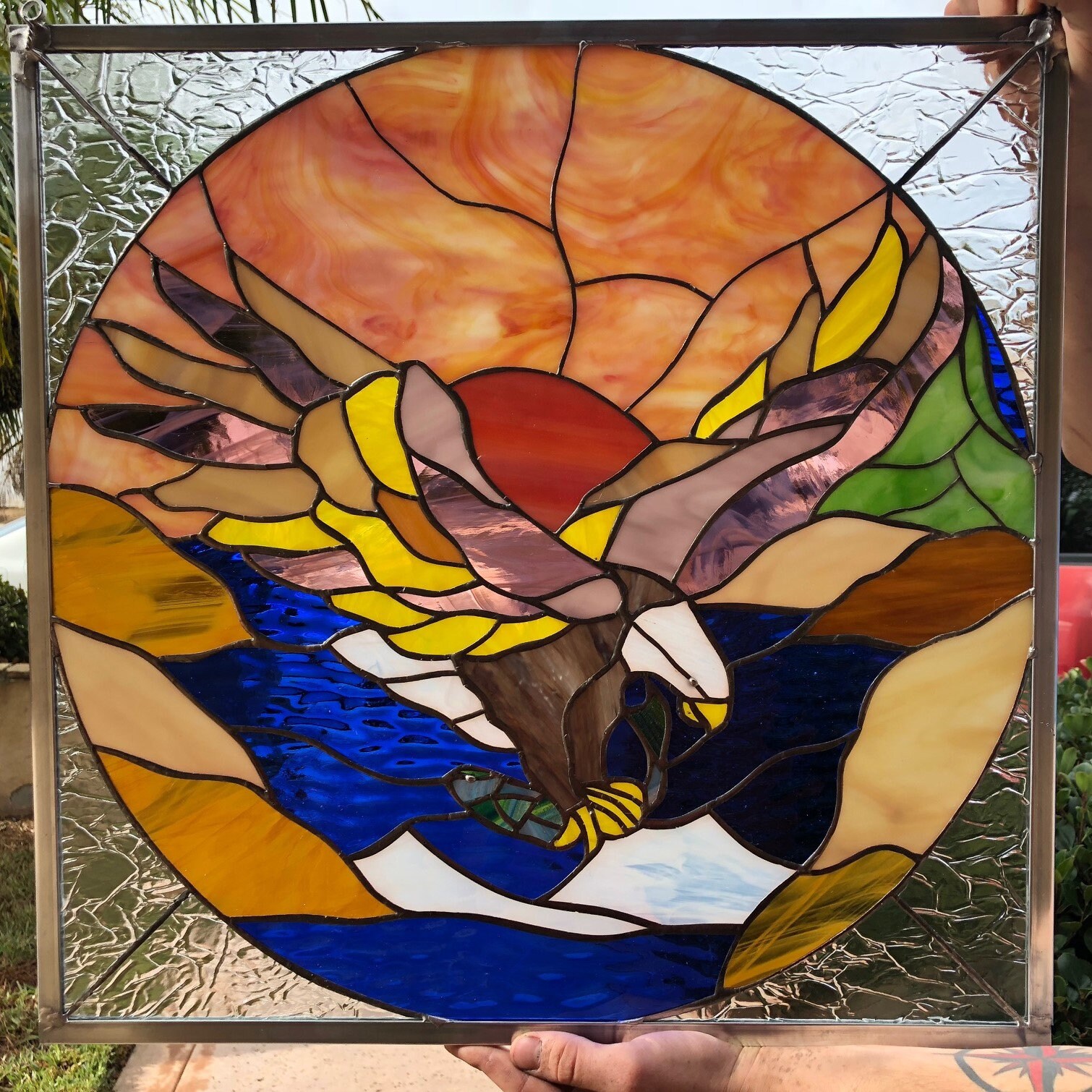stained glass panel inserts