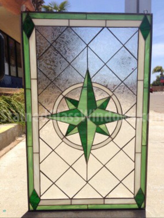 The Beautiful Redondo Compass Rose Stained Glass Image 0