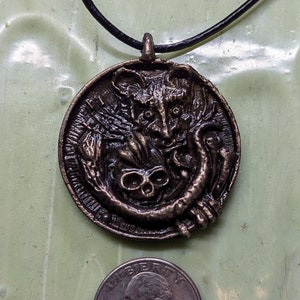 The Brown Jenkin Pendant - A bronze pendant inspired by HP Lovecraft