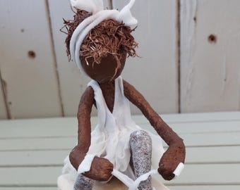 Escultura de bailarina. Ballet. Escultura de Paverpol. Disponible.