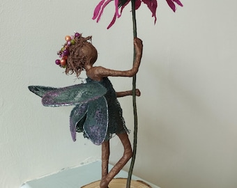 Escultura de Hada de las Flores. Hecha a medida.