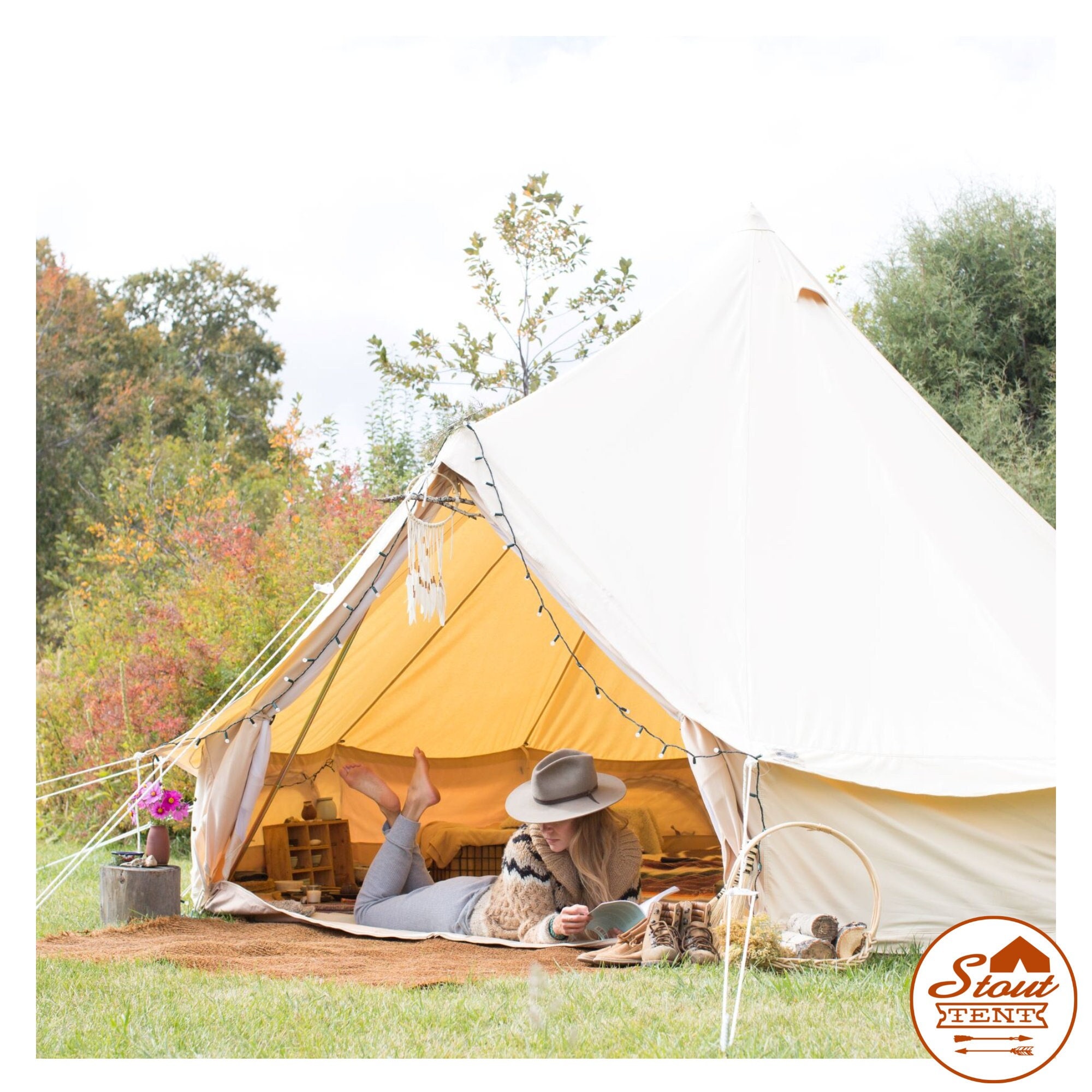 Boutique top bell tent