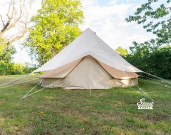 Tan Rain Fly for Stout Bell Tent