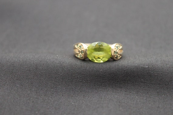 Peridot Gemstone 14k Gold