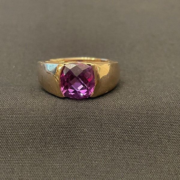 Purple Spinel Ring - Etsy
