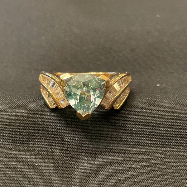 Edelstahl Ring Mit Zirkonia Grösse 56 | Kaufen Auf Ricardo