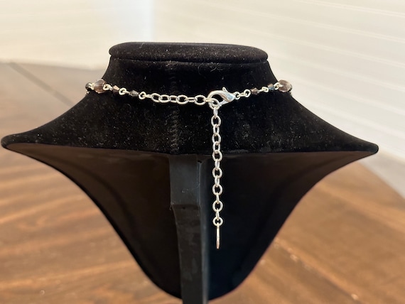 Multi-Colored Gemstone Sterling Silver Necklace - image 3