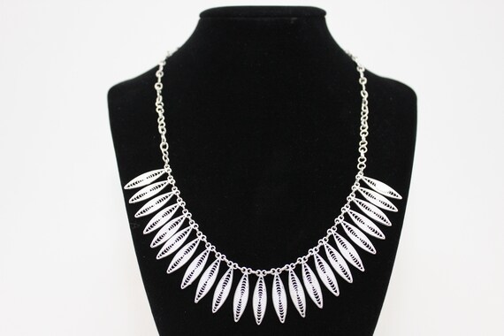 Feather Sterling Silver Necklace - image 2