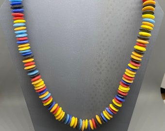 Long Strand of 1960s African Trade Glass Beads