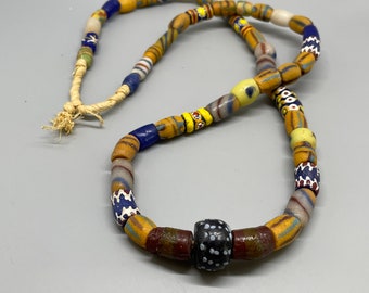 Wonderful Long Strand of 1960s African Trade Beads