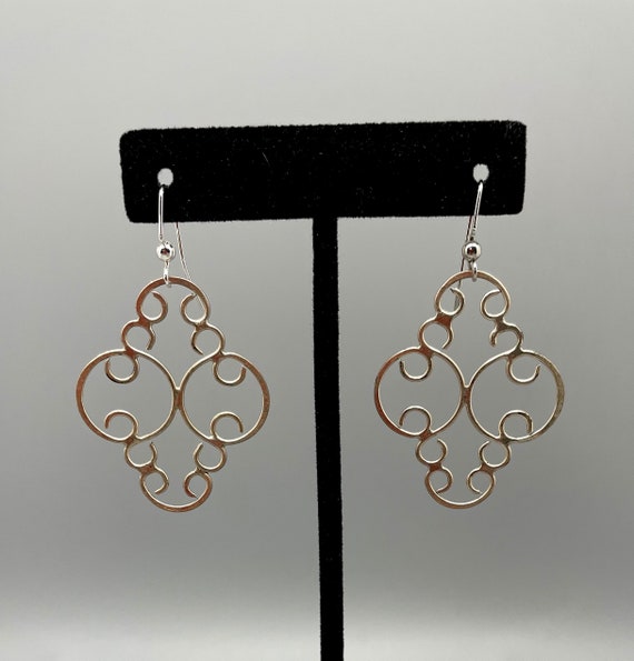 Handmade Sterling Silver Drop Earrings from the 19