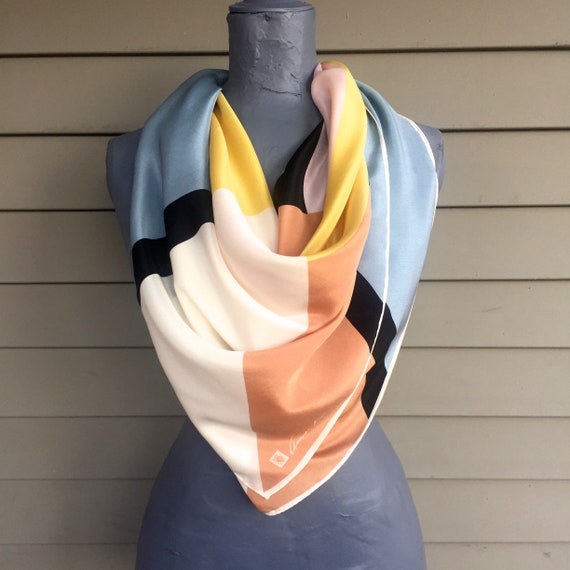 Vintage Anne Klein Silk Scarf - image 1