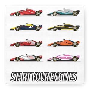 Indy 500 Wall Art - Start your engines, Motorsport Poster, Racing Decor, Sports Gift, Car Race Artwork