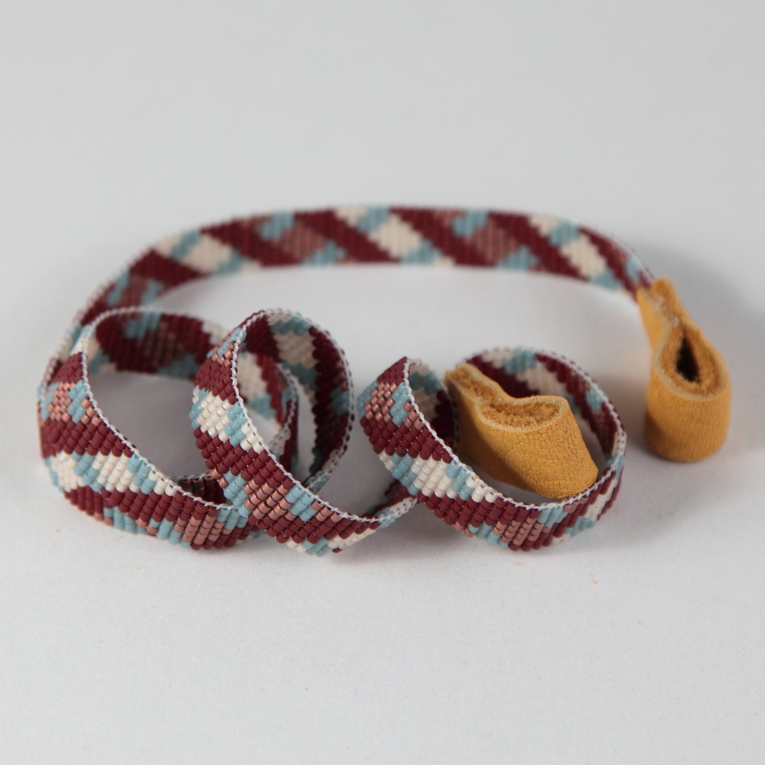 Fascia Per Cappello Da Cowboy Con Perline Rosse E Turchesi, Fascia Perline, Telaio Da Cowgirl, Artigianale, Stile Western, Con Fascia Per Cappelli Con Cavalli Da Rodeo Del Sud-ovest - Italia - Foto 4