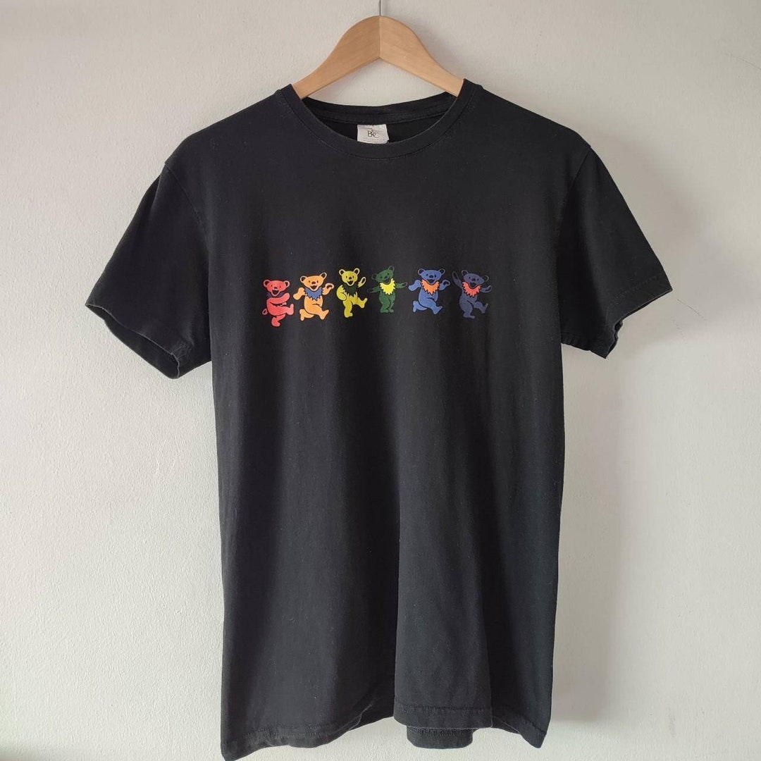 T-shirt Grateful Dead Halloween Bears - Motif Ours Morts-vivants, Coton Noir - Tailles S à 2XL