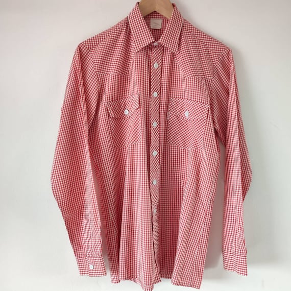 1970s Vintage Levi Strauss & Company Vintage Red Gingham Check - Etsy  Ireland