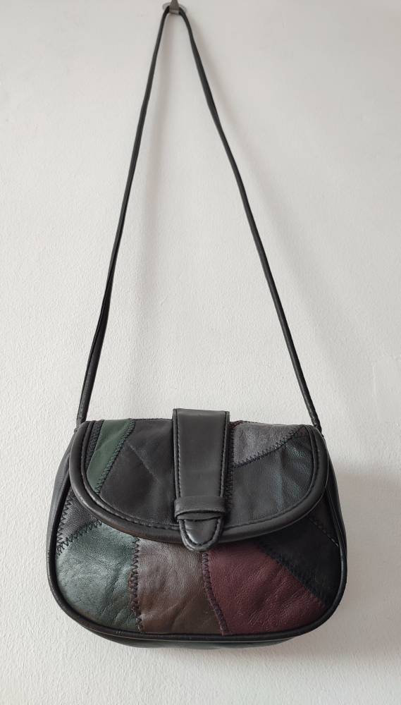 Lucky Brand Leather Patchwork Purse Hobo Bag - Etsy