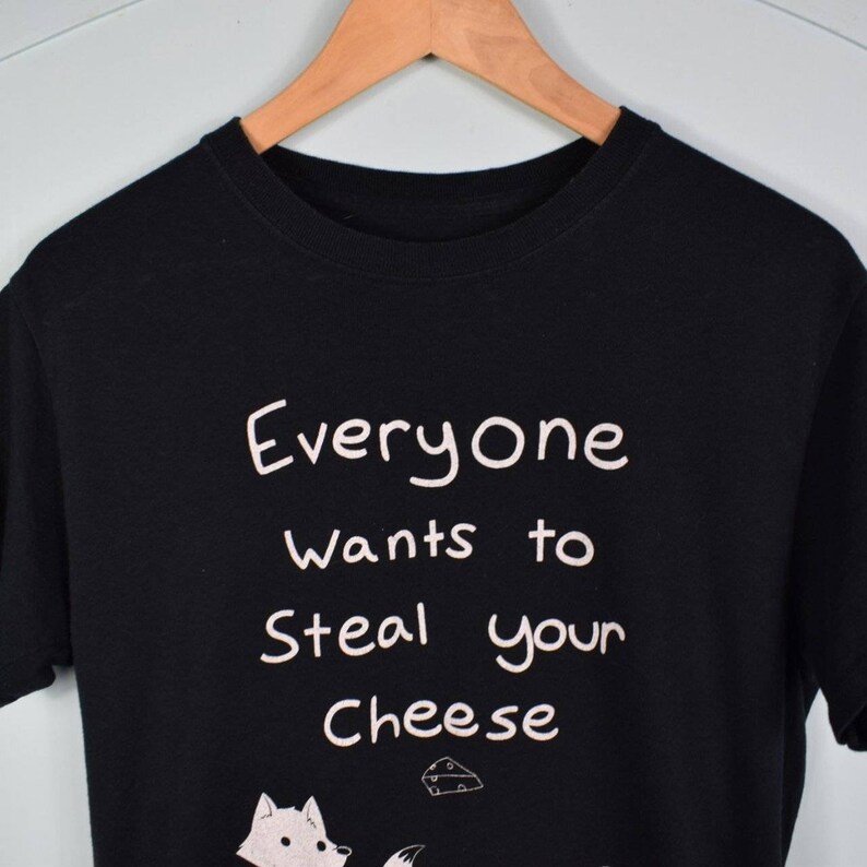 Vintage Everyone wants to Steal your Cheese Tshirt Etsy