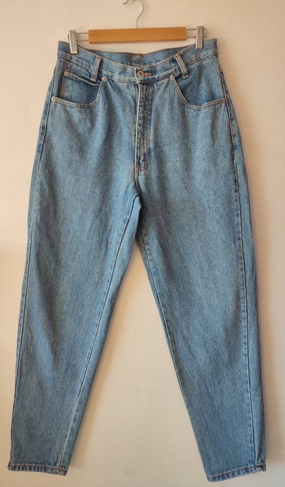 1980s Vintage Benetton Blue Family Straight Leg Je