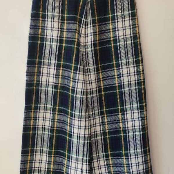 1970s Vintage Tomboy California Wool Tartan Trousers Pants Retro Original Size 25"w 27 long