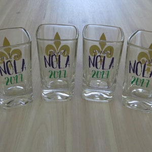 Custom Vacation Shot Glass Set, Custom Shot Glasses, Girls Trip Gift, Girls Trip Shot Glasses, Cruise Gift, Sorority Gift, Girls Shot Glass