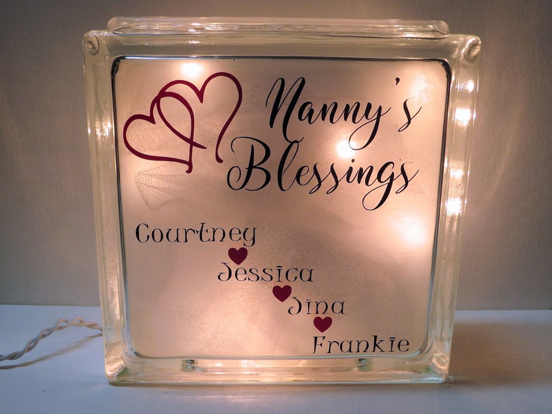 Blessings Sign Gift for Grandma Personalized Gift for Etsy