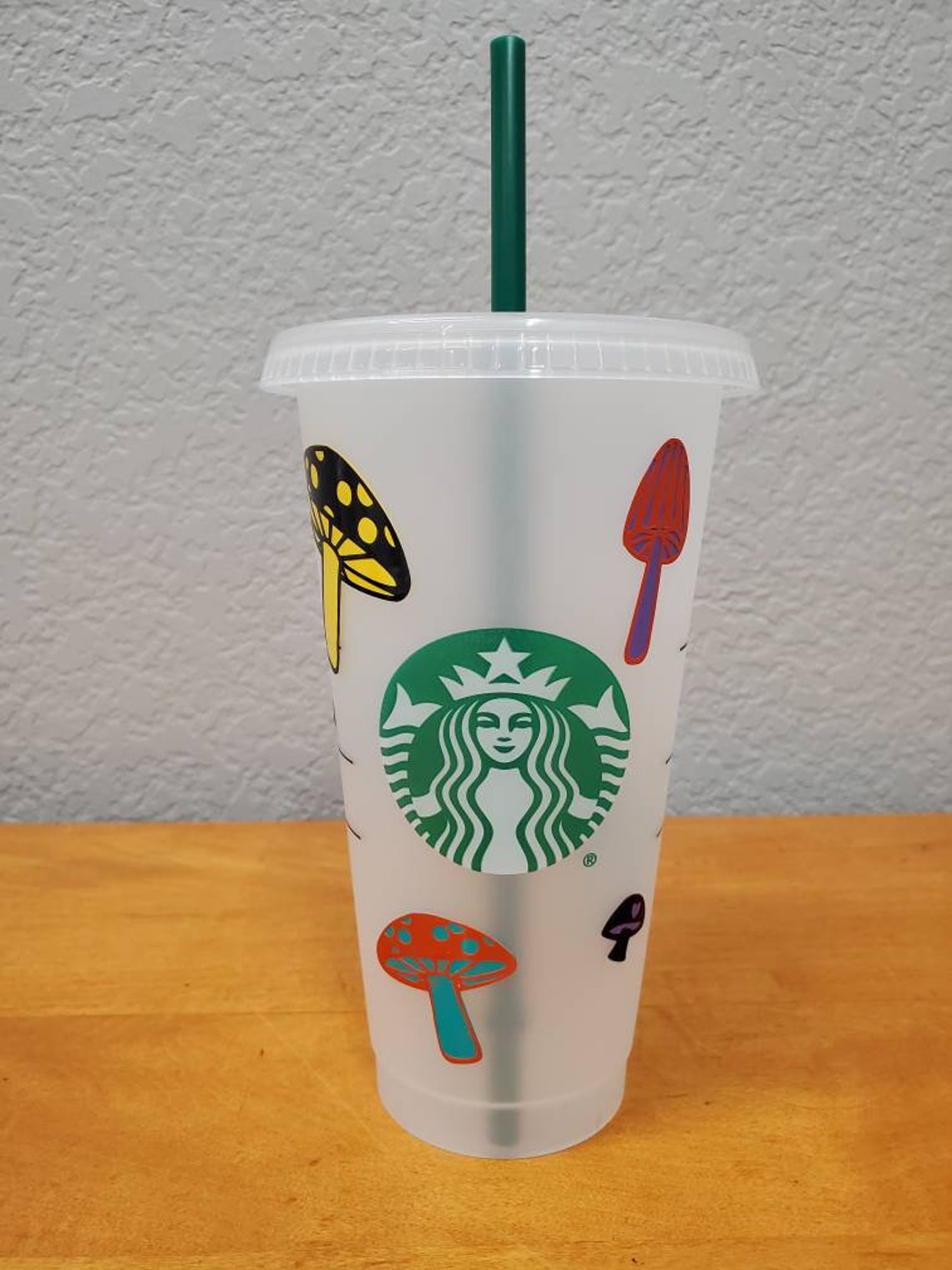 starbucks mushroom glass