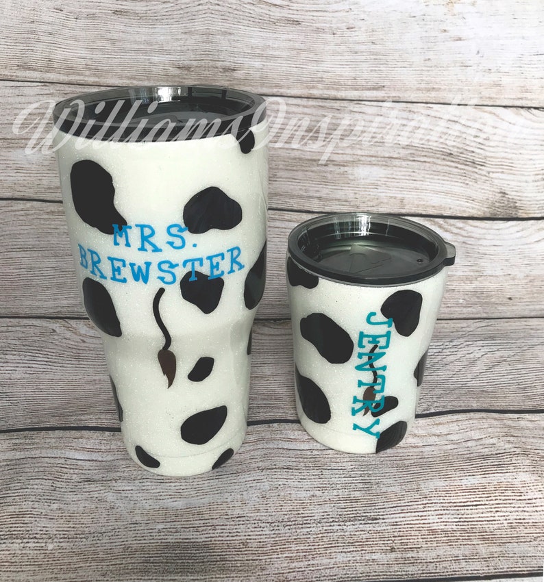 Cow Tumblers / Epoxy Tumbler / Cow Theme / Animal Tumbler / Etsy