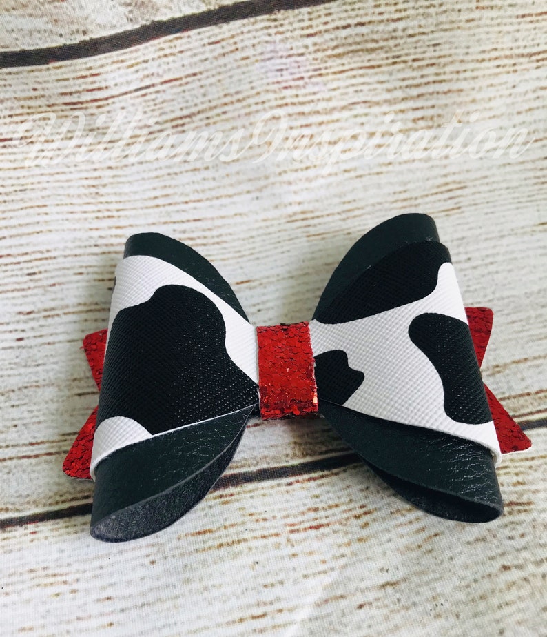 Download Cow Bows Cow Hair Clip Cow Newborn Headbands Baby Bow | Etsy