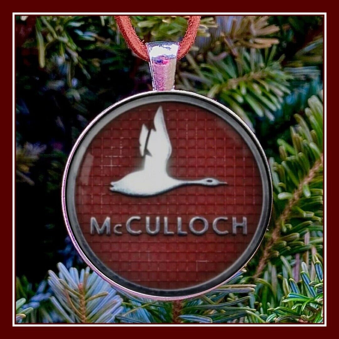 McCULLOCK CHAIN SAWs SIGN ADD YOUR NAME OR COMPANY DETAILS & MAKE A GREAT GIFT 