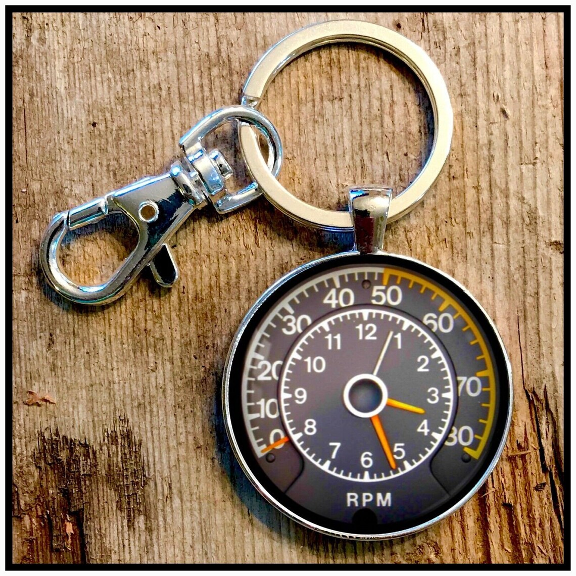 Javelin AMX 1971 1974 AMC Tachometer Clock Photo Keychain Tach Etsy