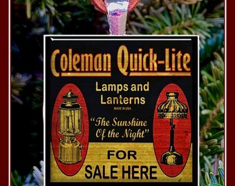 Coleman Lantern Replacement Sticker Decal For 220C/228C/220D/228D Models – New