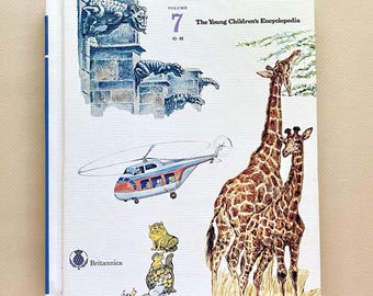 The Young Children's Encyclopedia, Volume 7 G-H, Britannica 1985, Vintage Edition, Hardcover, Very Good Condition