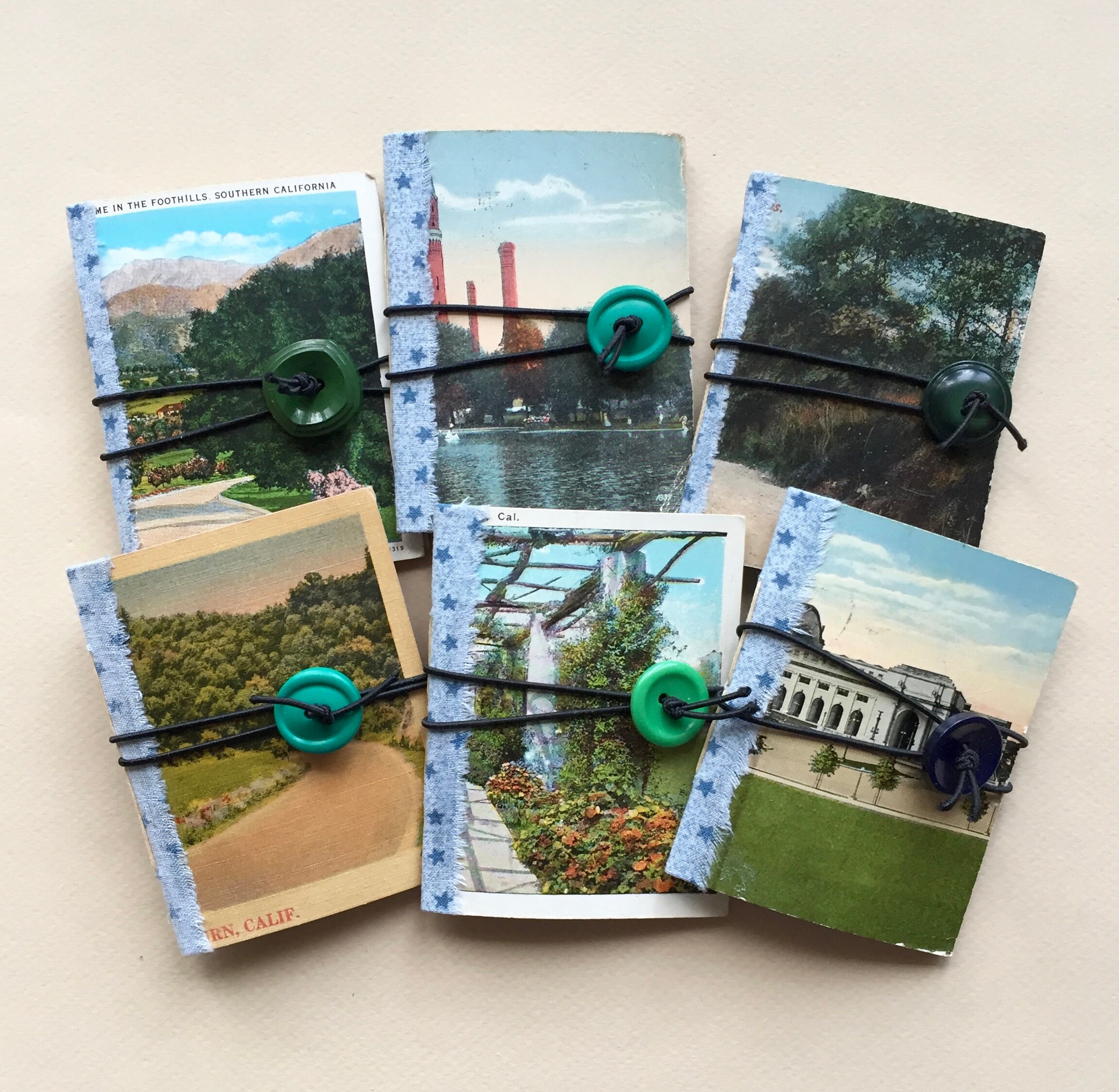 Bestudeer Wasserette Besluit Postcard Mini Junk Journals Vintage Style Handmade Pocket - Etsy