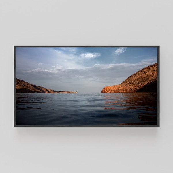 Samsung Frame TV Art | Frame TV Art | Digital Download | Mexico Sunset | Sea of Cortez | Landscape | Photography