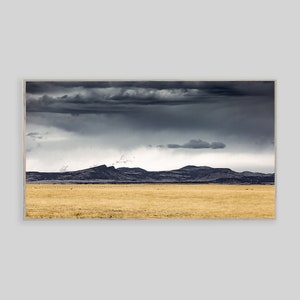 Prairie Storm | Samsung Frame TV Art | Digital Download | American West | Landscape | Warm Tones | Photography