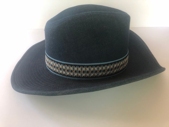 denim cowboy hat