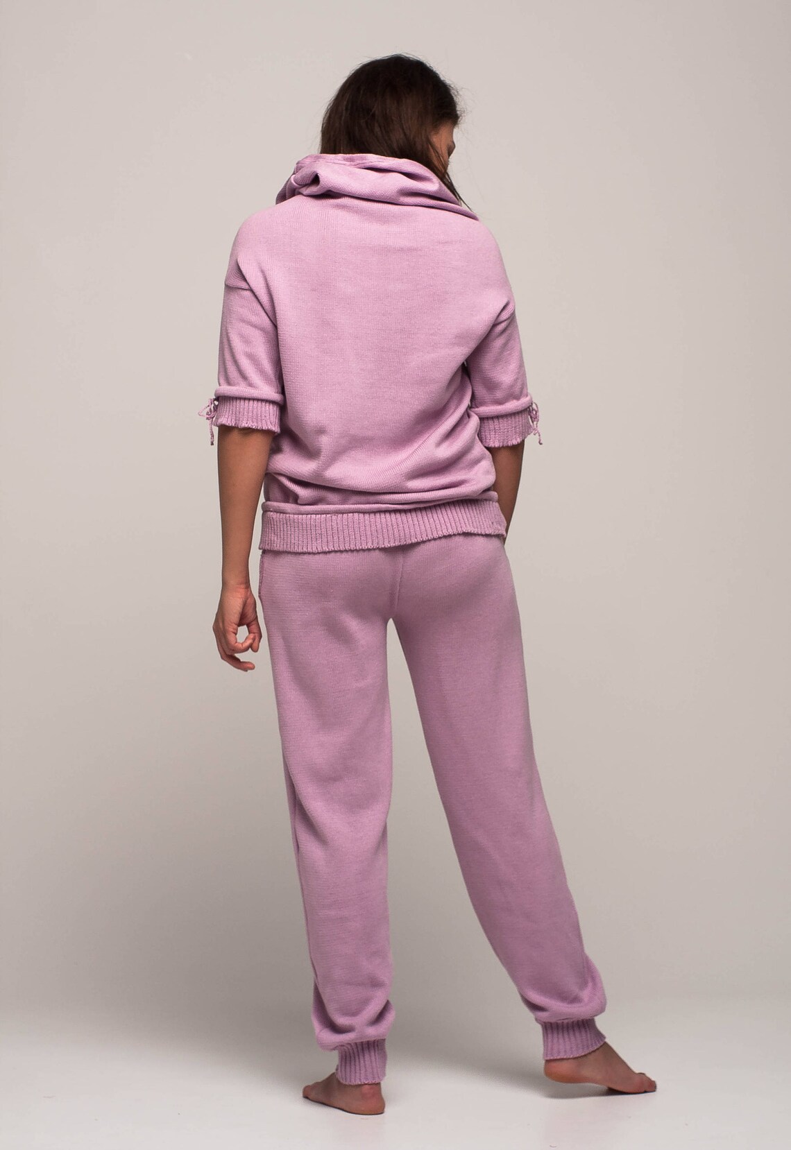 Sport Pink Costume Knit Oversize Costume Knit Loose Pocket Etsy